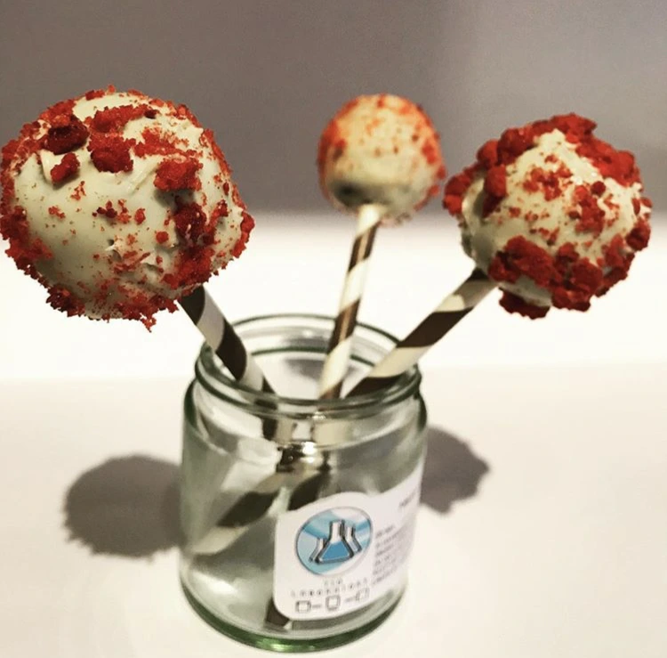 710 Laboratory Strawberry Lolly